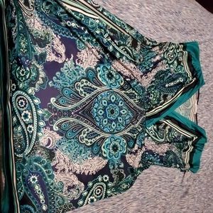 Maurice's multicolored dress